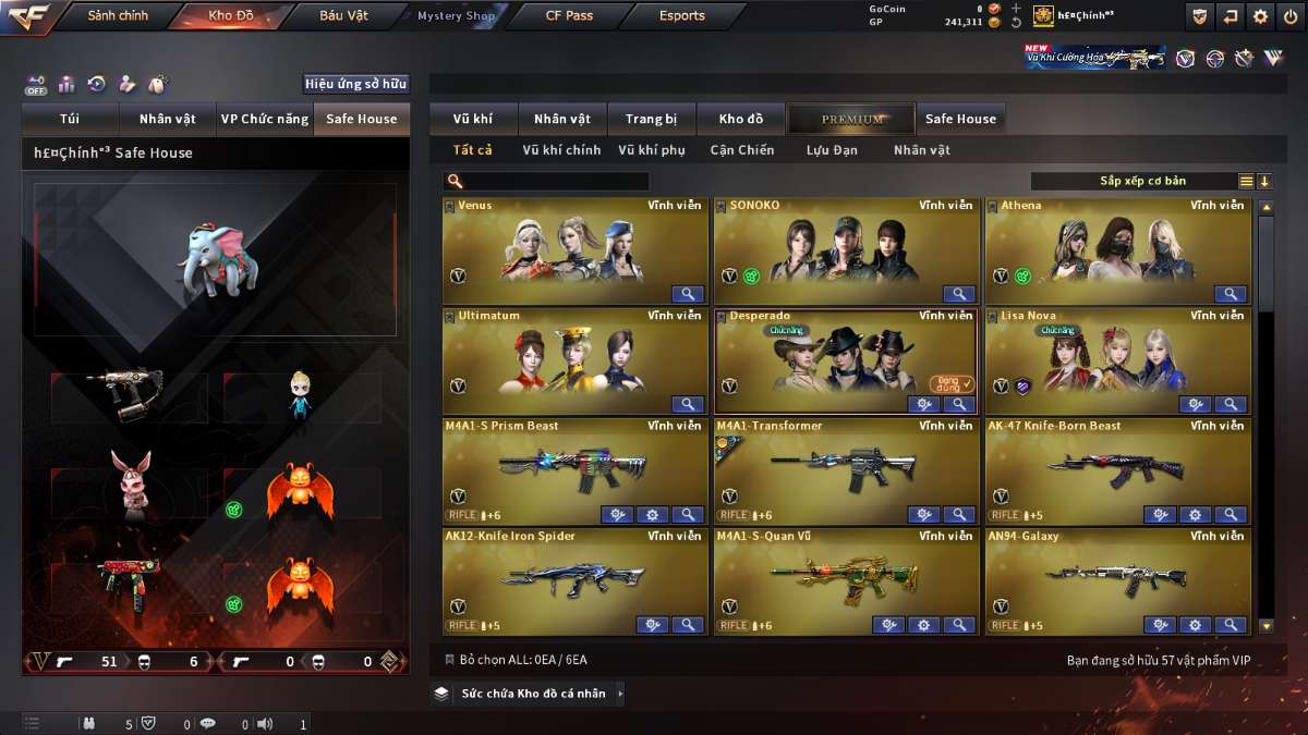 shop acc cf uy tin gia re